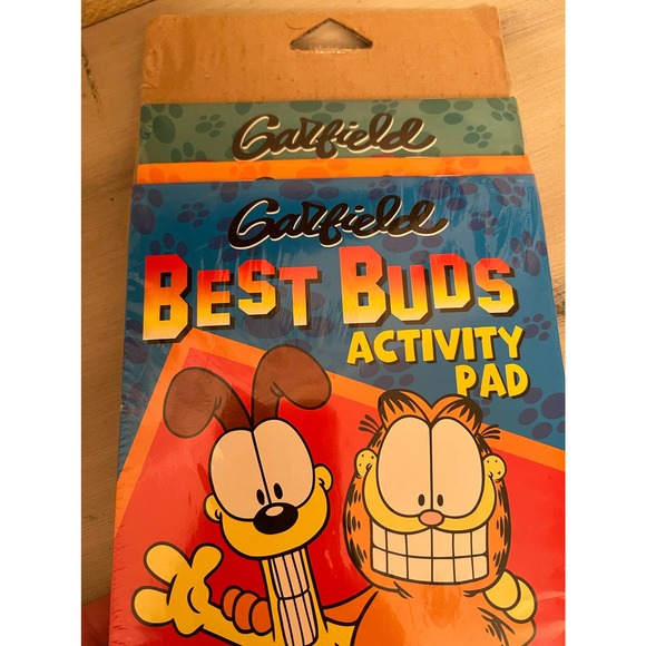 VTG Garfield Best Buds Activity Pad Nostalgic Y2K Pack Of 3 NEW NIP - Picture 4 of 6